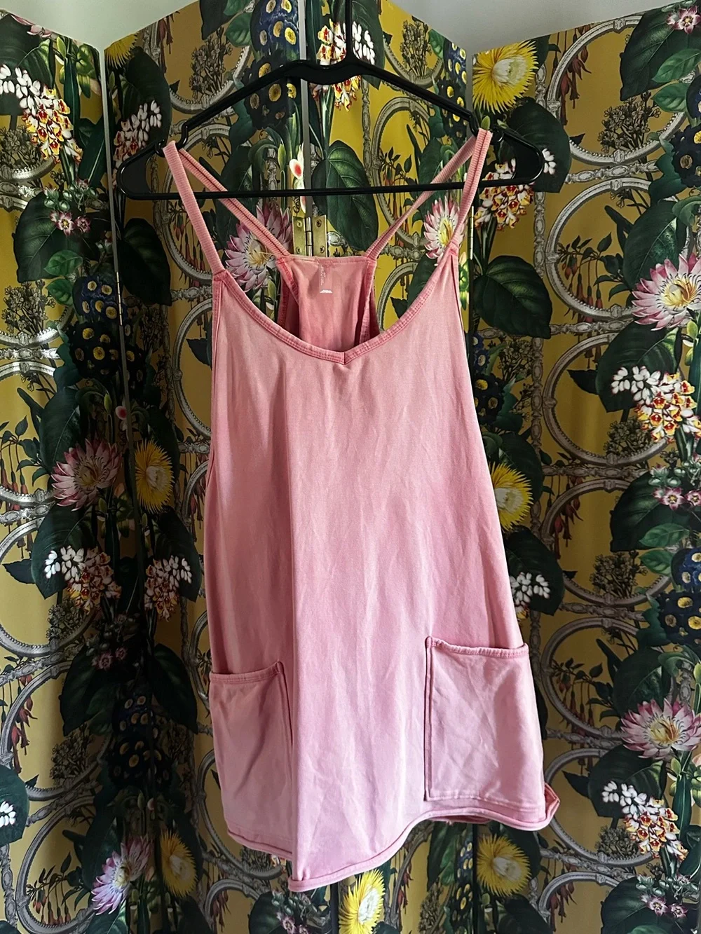 Free People Pink Faded Hotshot jumper Romper XS